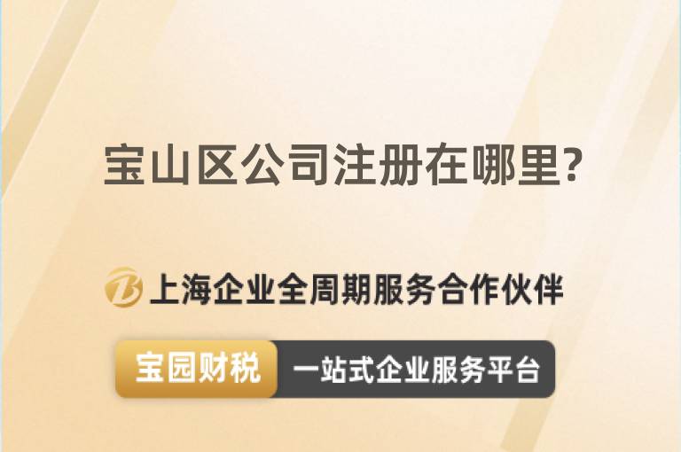 寶山區公司注冊在哪里?