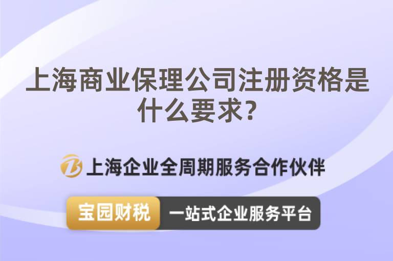 上海商業(yè)保理公司注冊資格是什么要求？