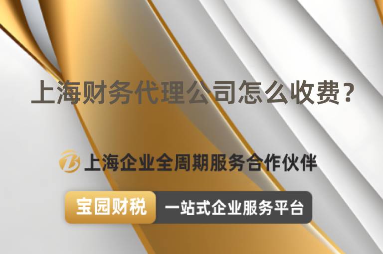 上海財(cái)務(wù)代理公司怎么收費(fèi)？