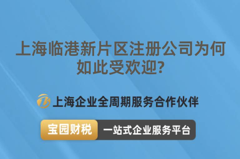 上海臨港新片區注冊公司為何如此受歡迎?